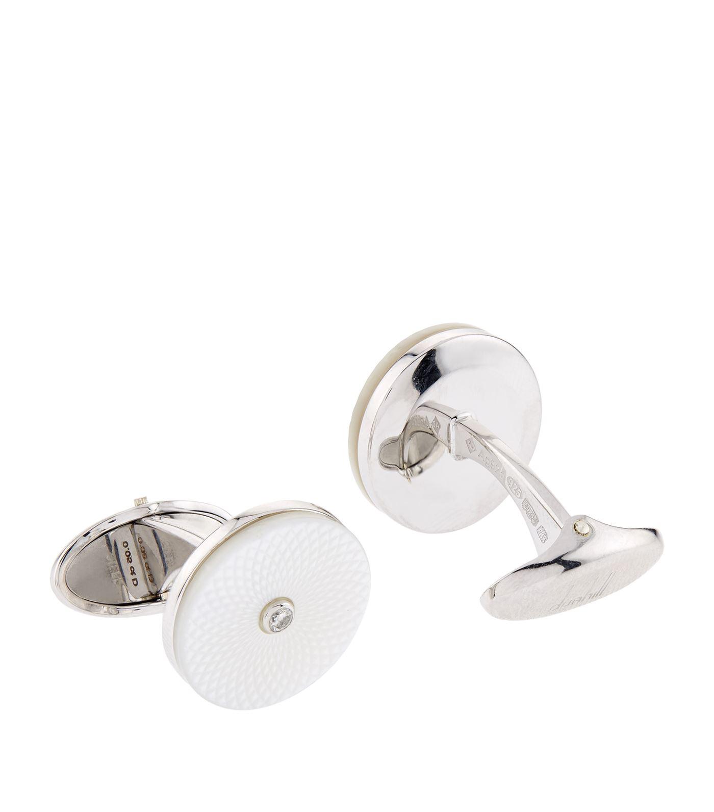dunhill-Silver-Engine-Turn-Mother-Of-Pearl-Cufflinks-Silver-One-Size_0